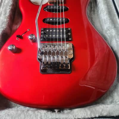 Left Handed Yamaha SE-612 1987 - Metallic Red image 2