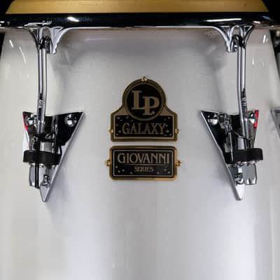 LP Special Edition Giovanni Galaxy CCII Z Mango 11" Quinto - Pearl White / Chrome Hardware image 3