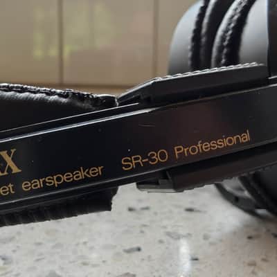 Stax Sr-30 with Srd-4 Adapter 1989-1990 - Black image 3