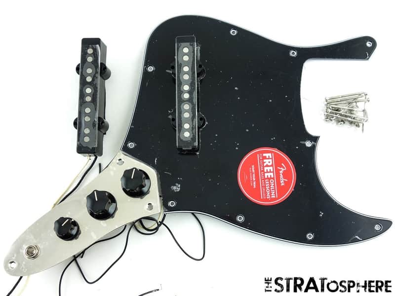 Fender Squier Classic Vibe 70s Jazz Bass V 5 String, LOADED PICKGUARD Black image 1