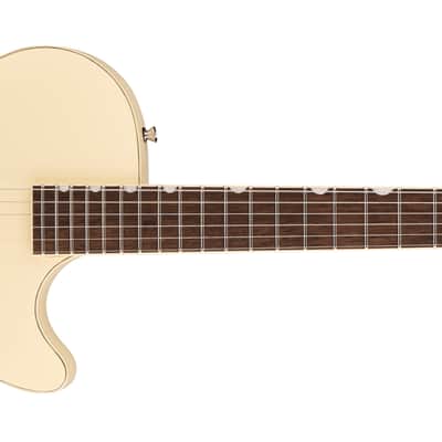 Gretsch Streamliner Jet 1 Pickup Laurel FB Vintage White image 1