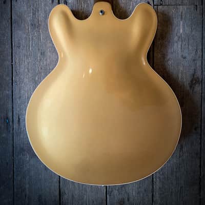 2013 Limited Edition Gibson ES-335 Dot in Gold finish with hard shell case image 3
