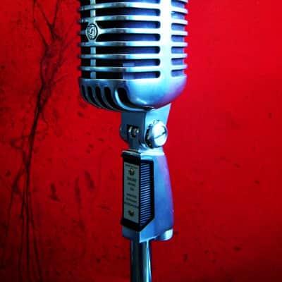Vintage 1960's Shure 55S Unidyne dynamic cardioid microphone multi Z w accessories Elvis 55SW 556S 55 image 12