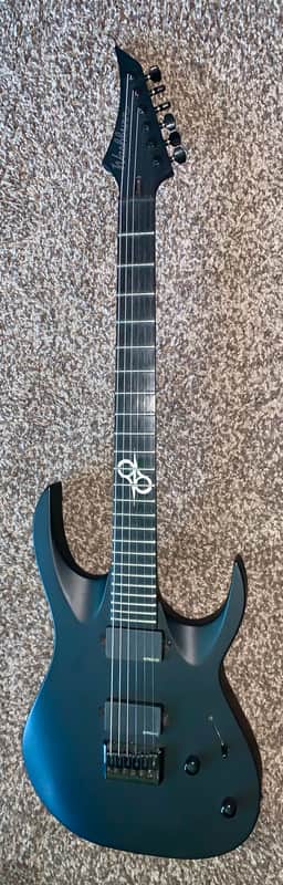 Washburn PX-SOLAR 160c  Black  Matte w/   SG381 MG-T & EMG-HZ Electric guitar tkl gigbag  (Ola Englund) image 1