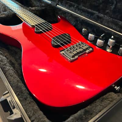Moog E-1 electromagnetic infinite sustainer guitar - Candy Apple Red image 7