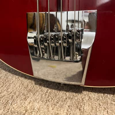 Rickenbacker 4001 1980 - Burgundy Red + Hipshot Bridge + Case image 7