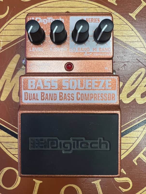 DigiTech X-Series Bass Squeeze Compressor/Sustain 2010s - Copper