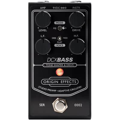 Origin Effects DCX Bass Preamp Pedal, Black image 1