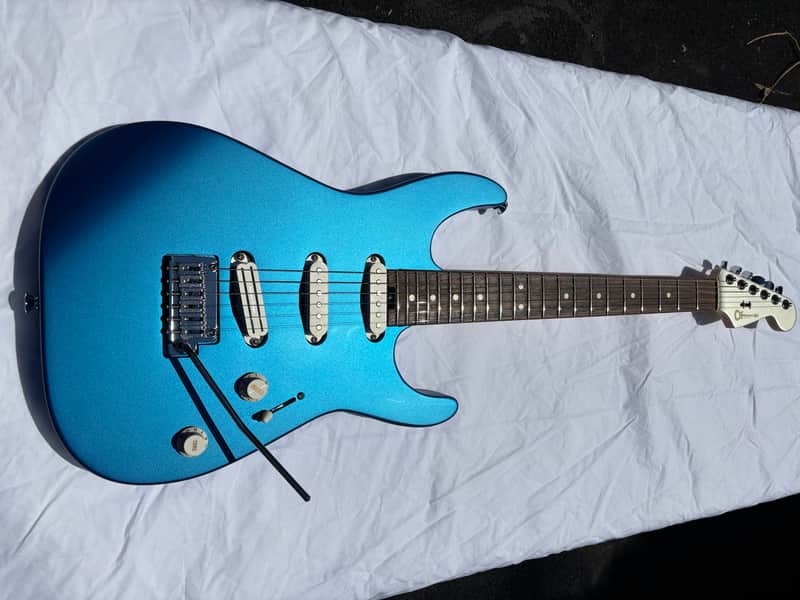 Charvel Pro-Mod DK22 SSS 2PT CM 2020 - Present - Electric Blue image 1