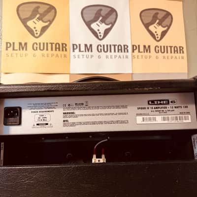 Line 6 Spider IV 15 15-Watt 1x8" Digital Modeling Guitar Practice Amp 2009 - 2016 - Black image 4