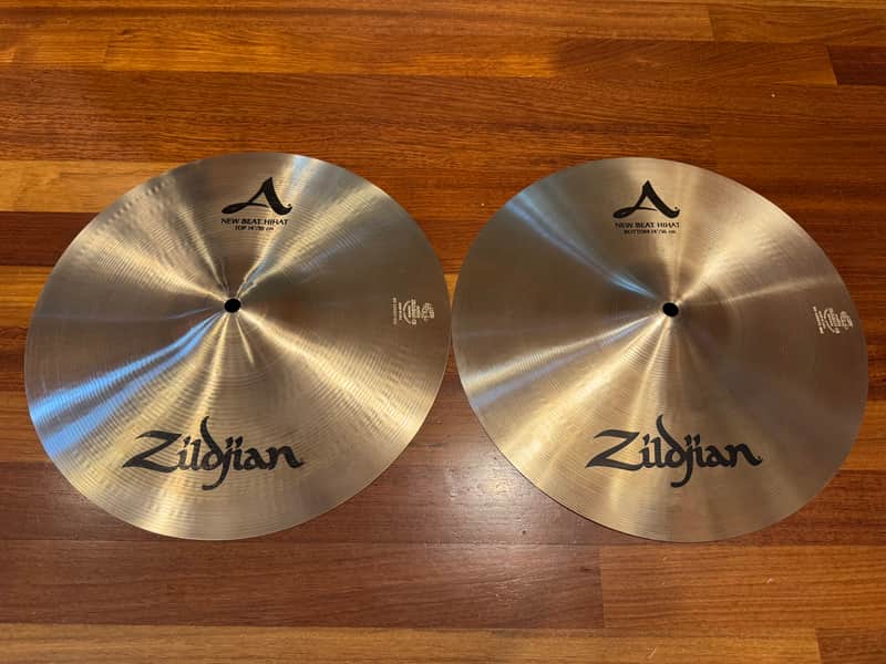 Zildjian 14" A Series New Beat Hi-Hat Cymbals (Pair) 2013 - Present - Traditional image 1
