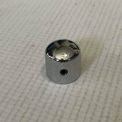 1 - 2000's Era Electric Guitar Chrome Dome Metal Volume Allen Head Set Screw Knob 6MM image 1