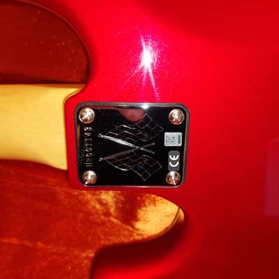 Fender American Vintage Hot Rod '70s Jazz Bass 2014 - Candy Apple Red image 7