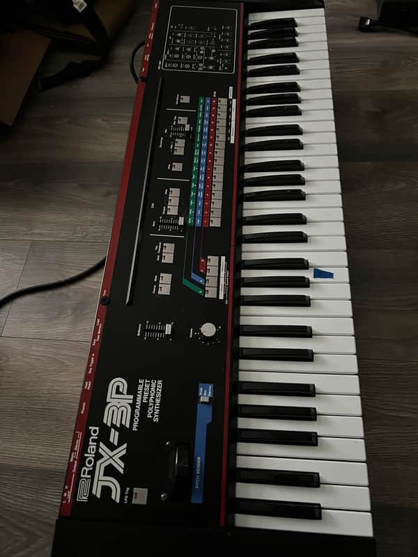 Roland JX-3P 61-Key Programmable Preset Polyphonic Synthesizer 1983 - 1985 - Black
