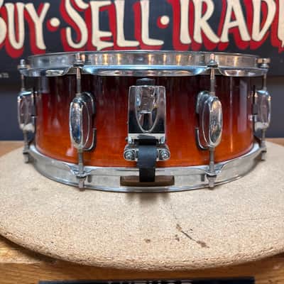 Tama Rockstar 14x5" Snare Drum 2000s - Custom Mahogany Fade image 2