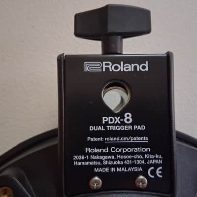 Immagine Roland PDX-8 V-Drum 10" Dual-Trigger Mesh Snare Drum Pad 2022 - Black - LIKE NEW - 3
