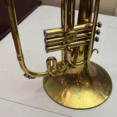Blessing M-400 Mellophone — Lacquered Brass, Hard Case + Accessories image 13
