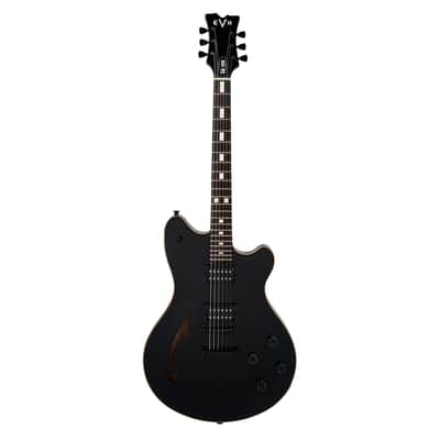 EVH SA-126 Standard Electric Guitar - Piano Black w/ Rosewood FB image 2