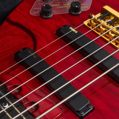 Yamaha TRBJP2 John Patitucci Signature 6-String Bass Guitar, Ebony Fingerboard, Trans Dark Red image 8