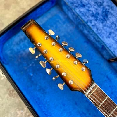Burns Baldwin Model 712 XII 1966 - Sunburst 12 string electric guitar original vintage UK image 7