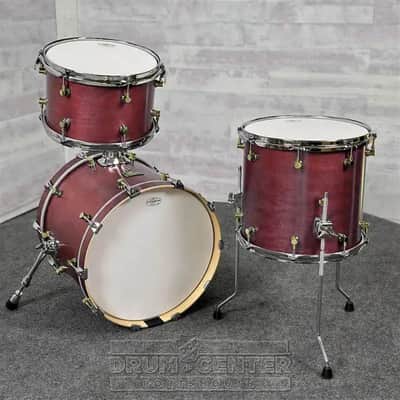 Canopus RFM 3pc Jazz Drum Set Smokey Violet Oil image 2