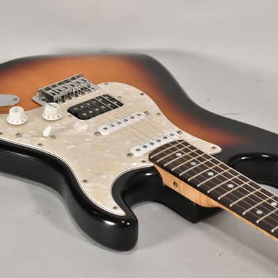 HSS Partscaster Strat Type Sunburst Finish Electric Guitar image 4