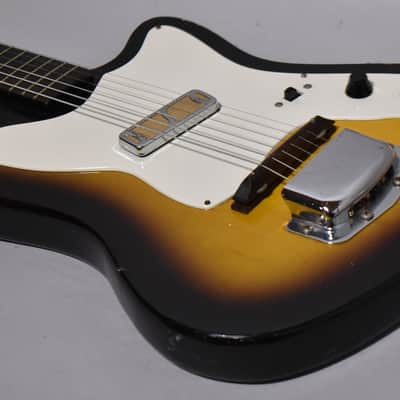 1966 Holiday (Harmony) H14 'Bobkat' Electric Guitar w/OSSC image 8