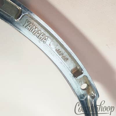 *Yamaha 14" Die-Cast 12-Lug Snare Drum Resonant Rim/Hoop Marching Chrome Japan* image 4