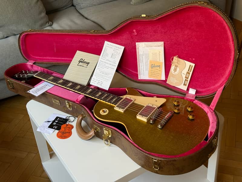 Gibson Les Paul 57 Goldtop Murphy Lab Darkback Light Aged 2021 - Goldtop image 1