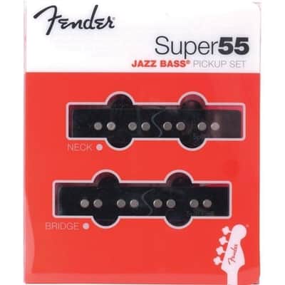Fender SUPER55 SPLIT COIL JAZZ BASS PICKUP SET, staggered - 2010s image 1