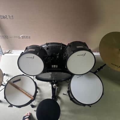 Rocket Music A rocket star 2018 - 5 Piece 22in Drum Kit In Black image 9