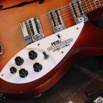 1998 Rickenbacker Pete Townshend Signature Electric Guitar FireGlo + OHSC image 6