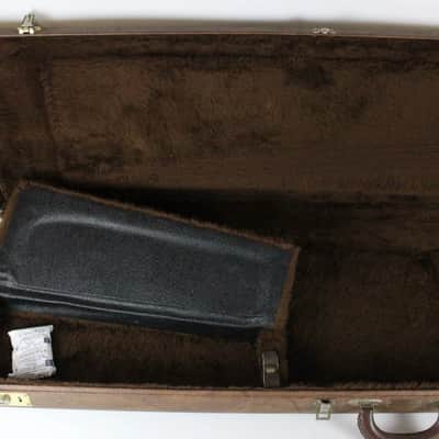 RARE 2001 Fender American Deluxe Zone Bass Brown Tweed CASE +OHSC USA Premium Bass image 3