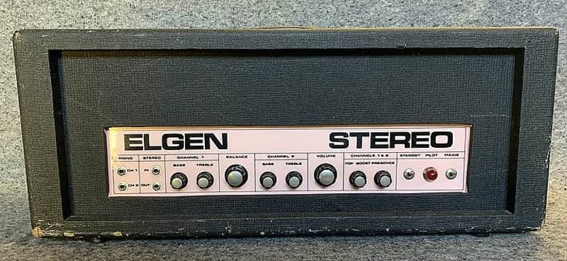 Elgin Stereo 100 Watt British Amplifier , Rare 1970s image 1