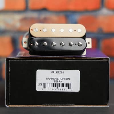 Kramer Eruption Treble Bridge - Zebra Humbucker Pickup / 4-Conductor Potted Alnico 5 image 2