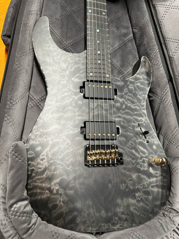 Mayones Aquila Elite 6 V24 - Antique Black Matt/NAMM Instrument #AQ2501548 image 1