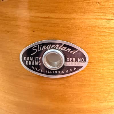 Slingerland 13x9 tom 1960s - Natural Mahogany image 5