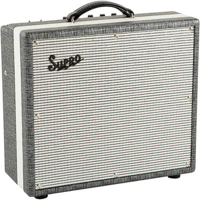 Supro 1695T Black Magick 25W 1x12 Tube Guitar Combo Amp Regular image 1