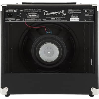 Fender CHAMPION II 50 1x12" 50-Watt Solid State Guitar Amplifier Combo image 3