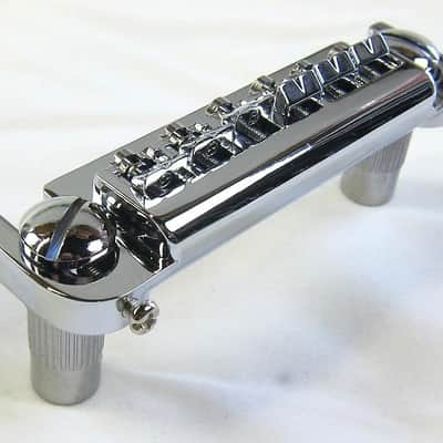 Wrap Around Adjustable Saddles Bridge Chrome With Bushings and Posts BLEM Blowout image 1