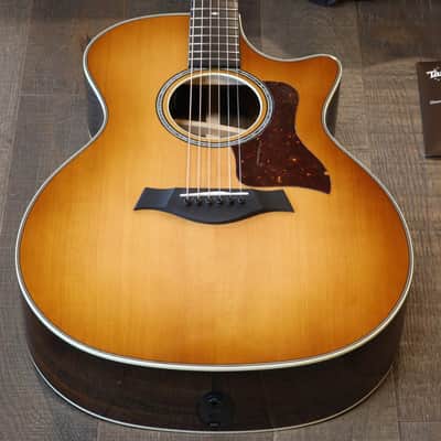 MINTY! 2021 Taylor 714ce Limited Edition Grand Auditorium V-Class Walnut Shaded Edge Burst + OHSC (6848) image 2