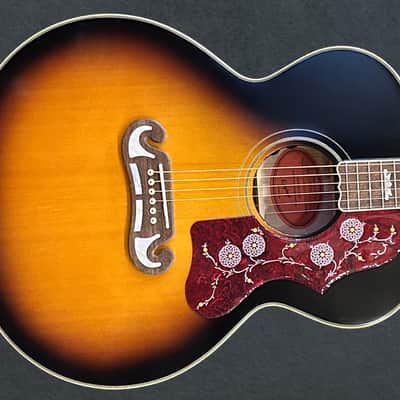 Epiphone "Inspired by Gibson" J-200 - Aged Gloss Vintage Sunburst image 1
