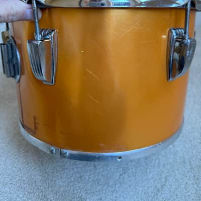 Ludwig Vintage 70s 80s Concert Tom Drum - 12” x 8” 70s - Gold Silk image 4