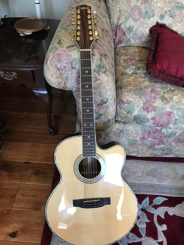 Carvin Cobalt 980/12 12-string Acoustic-Electric 2007 Spruce Top, Induan Rosewood Back And Sides image 1