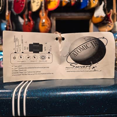 Swart Space Tone Atomic Jr 5-Watt Guitar Amp Head 2017 - Present - Blue Sparkle image 13