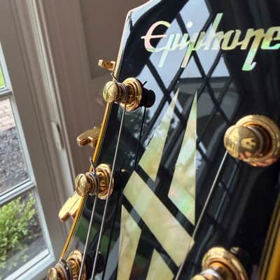 2025 Epiphone Joe Bonamassa ‘59 Les Paul Custom Bigsby - Antique Ebony image 21