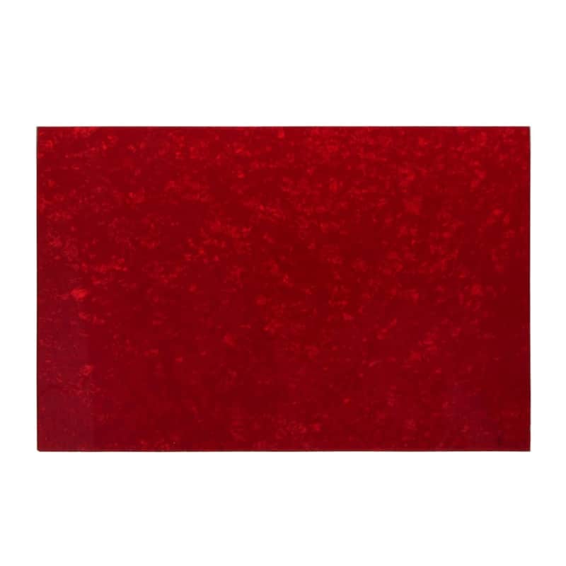 XL Pickguard Material Blank Electric Guitar Scratchplate 290mm x 440mm - Red Pearl image 1