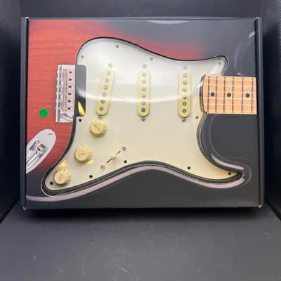 Fender   Pre Wired Pickguard 57 62 Stratocaster Parchment White image 1