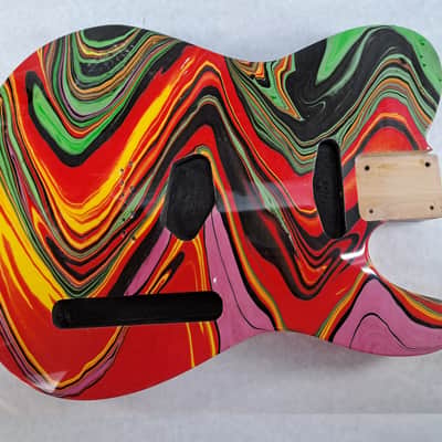 Player grade Finished Multicolor Alder SxS body - Tele -for Fender Telecaster neck - Hardtail J2294 image 1