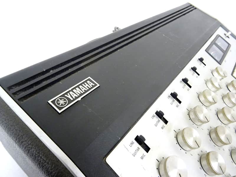 Yamaha EM-130 Vintage Analog Beatbox Drum Machine Mixer Amplifier
